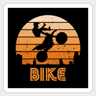 Retro Dirt Bike Sticker